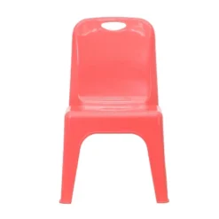 Flash Furniture 4 Pack Plastic Stackable School Chair With Carrying Handle And 11'' Seat Height -Barbie Store GUEST 38715f75 f6a6 4758 8e56 16d99c256b51 1