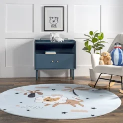 NuLOOM Jalissa Lion Dreams Machine Washable Kids Area Rug -Barbie Store GUEST 38afde58 e16c 4eb2 9127 b4ae955a3c73