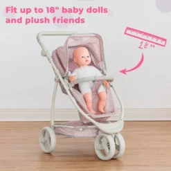 Olivia's Little World 2 In 1 Baby Doll Stroller Pram Foldable Pink/Grey OL-00009 16 Olivia's Little World 2 In 1 Baby Doll Stroller Pram Foldable Pink/Grey OL-00009 -Barbie Store GUEST 391c30d1 1fed 4d06 ae24 4df7f9dac08b