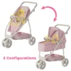 Olivia's Little World 2 In 1 Baby Doll Stroller Pram Foldable Pink/Grey OL-00009 2 Olivia's Little World 2 In 1 Baby Doll Stroller Pram Foldable Pink/Grey OL-00009 -Barbie Store GUEST 393b79cb 9935 48cf b372 70698e36f399
