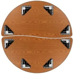 Emma And Oliver 2 Piece 47.5" Circle Wave Collaborative Grey Adjustable Activity Table Set -Barbie Store GUEST 39427406 1dc3 4733 87e5 2a437963002d