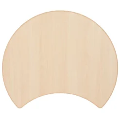 Flash Furniture 25.125"W X 35.5"L Crescent Natural Plastic Height Adjustable Activity Table -Barbie Store GUEST 3acff904 ce81 4722 af9f 55451f69db0d