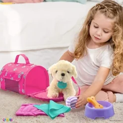 Plush Stuffed Puppy Dog 9 PCS Set For Baby Doll Accessories Fits For 18’’ American Girl Dolls - Play22Usa -Barbie Store GUEST 3d2cce3e 363f 4e9b a87d 9e0253e0ebef