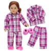 Sophia’s Flannel Pajama & Slippers Set For 18'' Dolls, Pink 2 Sophia’s Flannel Pajama & Slippers Set For 18'' Dolls, Pink -Barbie Store GUEST 3da920bf 093c 48b3 9419 17e286cd117d
