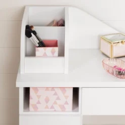 Tiara Makeup Desk Pure White - South Shore -Barbie Store GUEST 3fab1c26 c027 4493 ac44 d9a1d1dfb631
