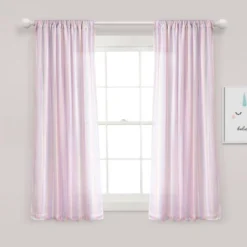 Kids' Rainbow Sheer Rod Pocket With Lining Single Window Curtain Panel Rainbow/White - Lush Décor 12 Kids' Rainbow Sheer Rod Pocket With Lining Single Window Curtain Panel Rainbow/White - Lush Décor -Barbie Store GUEST 4068f937 8c3e 4d80 b16e 0717ab4086a8
