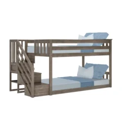 Max & Lily Twin Low Bunk Bed With Staircase -Barbie Store GUEST 40cb0ad1 538a 4ce7 ae69 a287f5b4914d