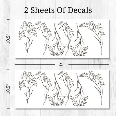 Floral Stems Wall Decor - Decalcomania 7 Floral Stems Wall Decor - Decalcomania - Image 5