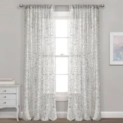 52"x84" Ballgown Glam Sparkle Sequins Window Curtain Panel - Lush Décor -Barbie Store GUEST 41512656 5bfb 4b50 bb14 f1ee051be9d0
