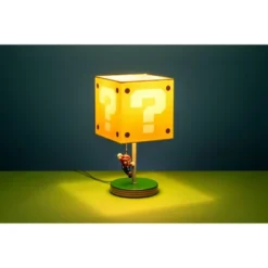 14" Nintendo Super Mario Block Table Lamp -Barbie Store GUEST 41e30422 bb76 4f1f 9d67 3474734ccbdd