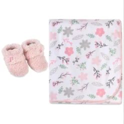Fisher Price Fisher-Price Wonders Sherpa Lined Blanket And Plush Booties