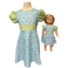 Doll Clothes Superstore Size 6 Matching Girl And Doll Blue Flower Dresses -Barbie Store GUEST 42e7e89a 89dc 4412 9cf1 5c02019f15ab