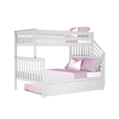 Max & Lily Twin Over Full Staircase Bunk Bed With Trundle 8 Max & Lily Twin Over Full Staircase Bunk Bed With Trundle - Image 6