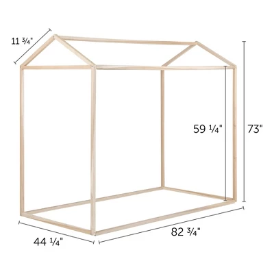 Sweedi House Bed - Natural Poplar - South Shore 10 Sweedi House Bed - Natural Poplar - South Shore - Image 8