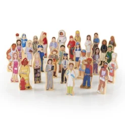 Guidecraft Wooden Wedgie Career People - Set Of 30 -Barbie Store GUEST 460219cd 5fbf 4b4c 97e5 faad3f460718