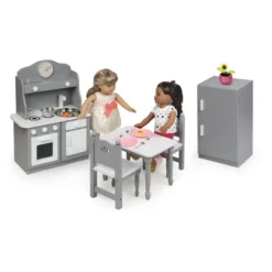 Kitchen Furniture Set For 18" Dolls - Gray/White -Barbie Store GUEST 460b0d63 197c 4a63 ae02 3105f64e8d5e
