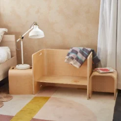 ECR4Kids Bentwood Multipurpose Table And Chair Set, Kids Furniture, Natural, 3-Piece -Barbie Store GUEST 46502b30 fcd5 469a a0af eb439400a5bb