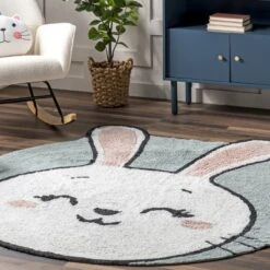 NuLOOM Vera Bunny Machine Washable Kids Area Rug 18 NuLOOM Vera Bunny Machine Washable Kids Area Rug -Barbie Store GUEST 4704ada1 f6d6 4009 ba40 1359cf8e3007