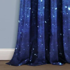 52"x84" Kids' Make A Wish Space Star Ombre Window Curtain Panels Navy/White Set - Lush Décor -Barbie Store GUEST 470daac4 4252 4ad3 9520 b25b66d2cbe6
