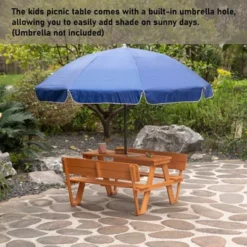 Gardenised Wooden Kids Picnic Table Bench With Backrest, Outdoor Children's Backyard Table, Crafting, Dining, And Playtime Patio Table 16 Gardenised Wooden Kids Picnic Table Bench With Backrest, Outdoor Children's Backyard Table, Crafting, Dining, And Playtime Patio Table -Barbie Store GUEST 47b394ad 60cf 4b60 8b09 21d6ddcac46c