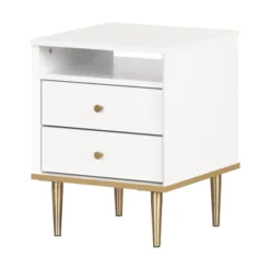 Dylane 2-Drawer Nightstand Navy - South Shore -Barbie Store GUEST 4b5fcf0d 6b1c 4f56 8464 a1b577079195