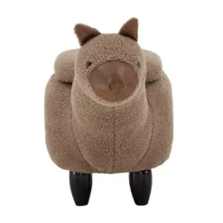 Anders Llama Storage Ottoman Brown - Inspire Q -Barbie Store GUEST 4b77d7e4 d53e 4c20 aa62 ee0ca149063a