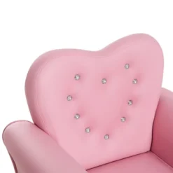 Qaba Kids Sofa Toddler Tufted Upholstered Sofa Chair Princess Couch Furniture With Diamond Decoration For Preschool Child, Pink 8 Qaba Kids Sofa Toddler Tufted Upholstered Sofa Chair Princess Couch Furniture With Diamond Decoration For Preschool Child, Pink -Barbie Store GUEST 4b9325ca 8488 4118 bb7c 6e295e8d8a0f