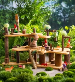 HearthSong Tree Blocks 34-Piece Tree Fort Kit, Includes Platforms, Staircase, Bridges, And More -Barbie Store GUEST 4cb5745b 6641 466e a163 bbc7b6534807
