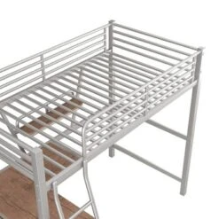 Twin Size Loft Metal Bed With Desk And Shelves - ModernLuxe -Barbie Store GUEST 4f1d86c2 23d8 4f3f b3fd cda2ce9c9e99