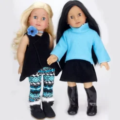 Sophia’s 9 Piece Winter Set For 18" Dolls, Blue/Black -Barbie Store GUEST 50f53093 1948 4751 a4a4 b5d8ac813599