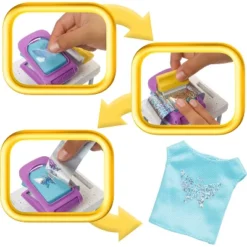 Barbie Make & Sell Boutique Playset With Brunette Doll, Foil Design Tools, Clothes & Accessories -Barbie Store GUEST 5174c7fc e12c 432a 9b8b 9a6c7b0a46ad