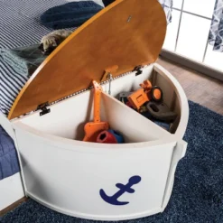 Twin Collindale Boat Design Kids' Bed With Trundle White/Oak - MiBasics 12 Twin Collindale Boat Design Kids' Bed With Trundle White/Oak - MiBasics -Barbie Store GUEST 526f81e3 94fc 47fa 8482 613334bb8c06