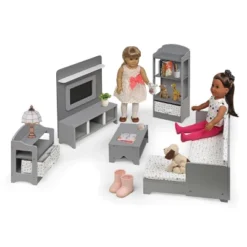 Media Room Furniture Set For 18" Dolls - Gray/White 10 Media Room Furniture Set For 18" Dolls - Gray/White -Barbie Store GUEST 52796a88 829c 4f64 9ade b46feadc0e23