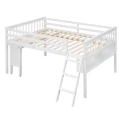 Loft Bed With Removable Desk And Cabinet - ModernLuxe -Barbie Store GUEST 53032f8b aac4 4a7f a467 367281573b22