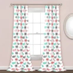 Whale Window Curtain - Lush Décor -Barbie Store GUEST 5330ae0a 0d6c 4bc2 ab99 348eec9e2e61