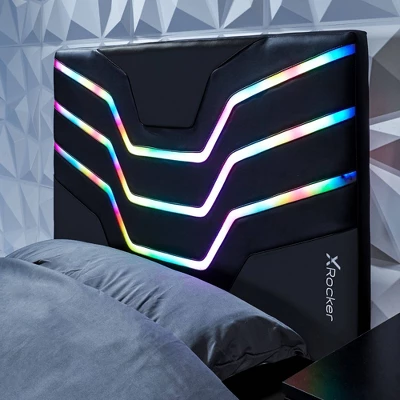 Twin Cosmos RGB Gaming Bed Black - X Rocker 3 Twin Cosmos RGB Gaming Bed Black - X Rocker