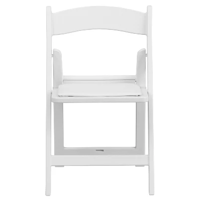 Flash Furniture 10 Pack Kids White Resin Folding Event Party Chair With Vinyl Padded Seat 11 Flash Furniture 10 Pack Kids White Resin Folding Event Party Chair With Vinyl Padded Seat - Image 9