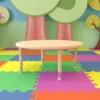 Emma And Oliver 45" Round Natural Plastic Height Adjustable Activity Table - School Table For 4 2 Emma And Oliver 45" Round Natural Plastic Height Adjustable Activity Table - School Table For 4 -Barbie Store GUEST 56aaea47 dd52 4aa4 9ece d62bf87330eb