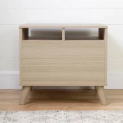 Yodi 2 Drawer Nightstand Soft Elm/White - South Shore -Barbie Store GUEST 58e30715 7056 4252 b982 ac3a6f22631a