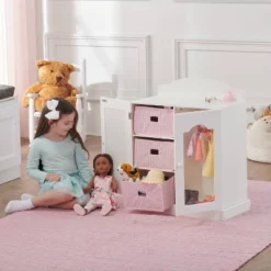 Badger Basket Mirrored Doll Armoire With Baskets -Barbie Store GUEST 58eb2cc0 0efd 43d6 a607 88e0c3342d70