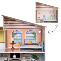 Olivia's Little World By Teamson Kids Wooden Dreamland Mediterranean Dollhouse Set -Barbie Store GUEST 5b9d272d 48b2 4bea aaaa a3bf97d91da6