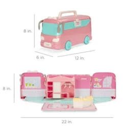 Best Choice Products Camper Van Playset Pretend Play Dollhouse Toy With 54 Accessories And Tiny Critters For Kids -Barbie Store GUEST 5c195da2 ae58 40b5 bda9 e10c011621f9