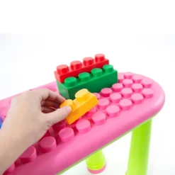UNiPLAY Indoor/Outdoor Toddler Activity Table Set With 25 Piece Building Blocks -Barbie Store GUEST 5df4e8b2 6af3 48bd 9dcc 9bb78e24c4b4
