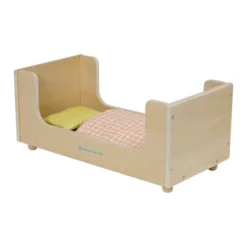Manhattan Toy Night Night Wooden Play Sleigh Bed With Pillow And Blanket For Dolls And Stuffed Animals -Barbie Store GUEST 5dfdcd47 4843 4e36 8951 9e716bb4d2b4