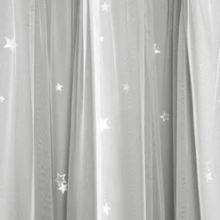 Star Sheer Insulated Grommet Blackout Window Curtain Panel Set - Lush Décor 10 Star Sheer Insulated Grommet Blackout Window Curtain Panel Set - Lush Décor -Barbie Store GUEST 5e6294ba 5e6c 4fd9 a91b 4ebeacb27bdc