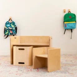 ECR4Kids Premium Bentwood Multipurpose Table And Chair Set, Kids Furniture, Natural, 3-Piece 13 ECR4Kids Premium Bentwood Multipurpose Table And Chair Set, Kids Furniture, Natural, 3-Piece -Barbie Store GUEST 5ed6b62a fb4d 4ea5 b3c7 dd078185903f