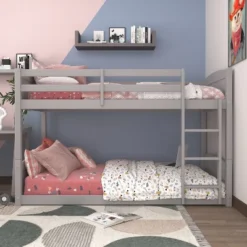 Twin Over Twin Alexis Wood Arch Floor Bunk Bed - Hillsdale Furniture