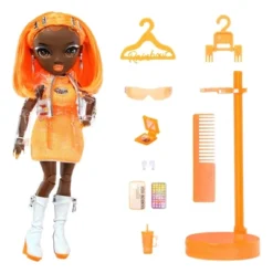 Rainbow High Michelle - Orange Fashion Doll