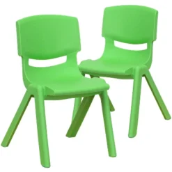 Flash Furniture 2 Pack Plastic Stackable School Chair With 12" Seat Height -Barbie Store GUEST 62f5cef4 1d33 4a59 a0de 8cbf094f3668