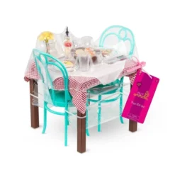 Our Generation Dining Table & Chairs Furniture Set With Play Food For 18" Dolls - Pizza With You -Barbie Store GUEST 63002a1b 35be 4a0d 936a cce2a1866f89